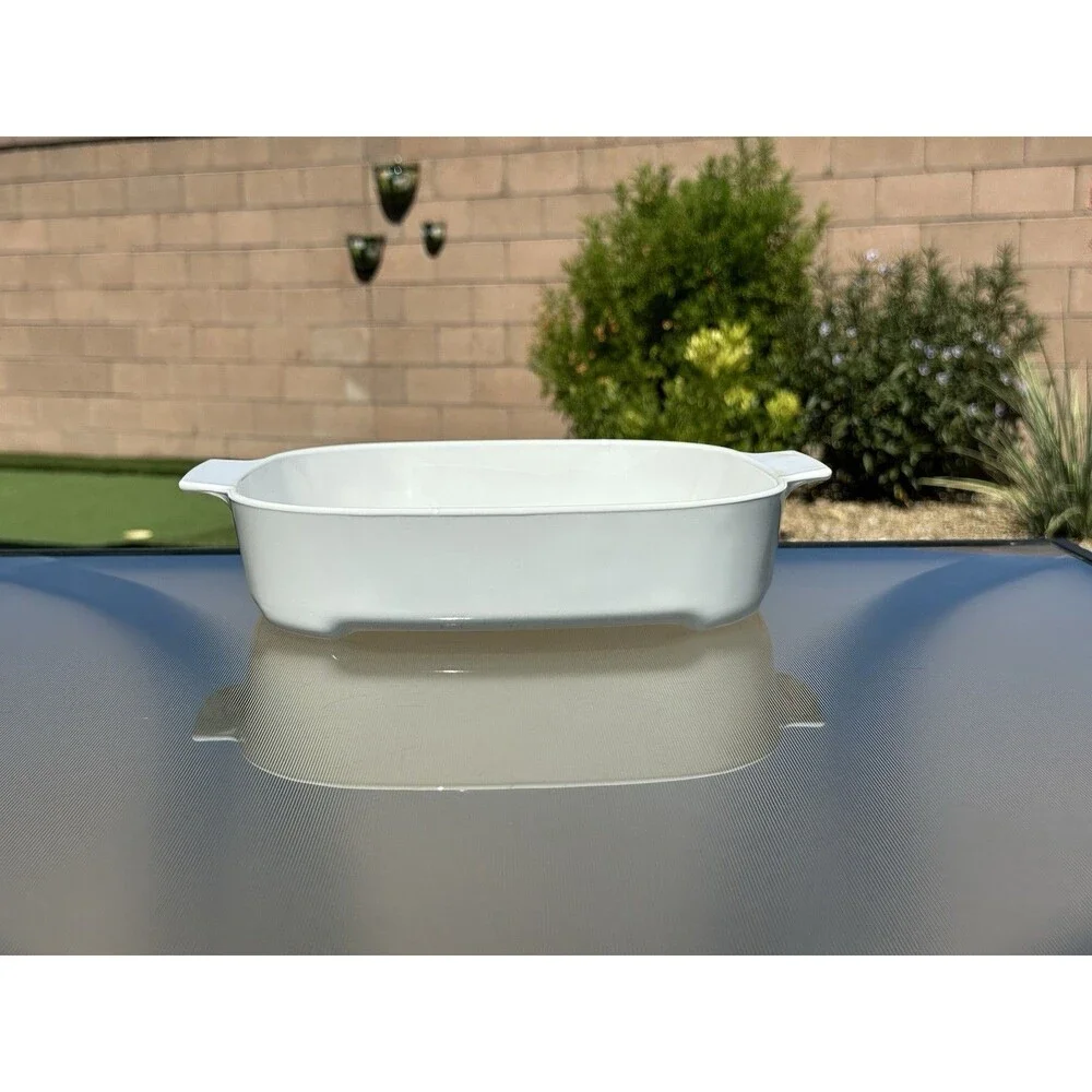 Vintage 1980's Corning Ware MW-A-10 Microwave Browning Sear Food Dish, No Lid
